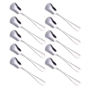 Housell-006 Warmbuy Set Of 10 Stainless Steel Dessert Ice Cream Spoons