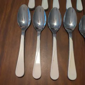 Waf11 Washington Forge Wf Set Of 18 Pcs White Stainless Flatware #3