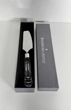 Waterford 024258199170 Crystal Handled Pie And Cake Server With Stainless Blade Box