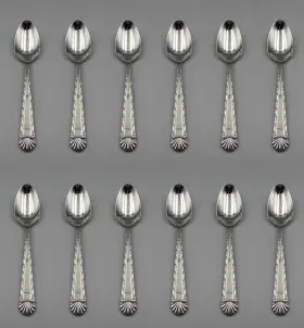 Plsx12 Wedgwood Wgfhya/plsx12 Stainless Hyannis Large Soup Spoons - Set Of Twelve N/o