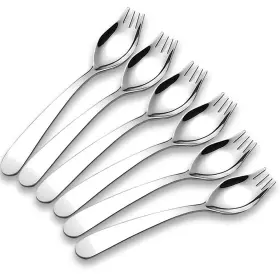 43205-44221 Wektunaa 6-pack Mini Stainless Steel Sporks Back To School Lunch Supplies Fru