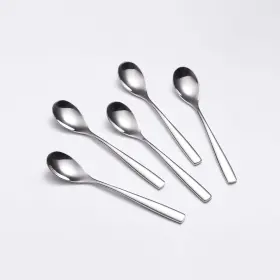 Wenkoni 601913382476 6.1 Inch Small Dessert Spoons Yogurt Coffee Espresso Ice Cream Sus 304 Sta