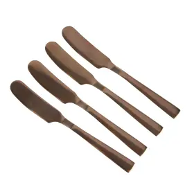 Wild Eye 715833471162 4 Rose Gold Stainless Steel Traditional Style Spreader Knives 5.5 Inch #2