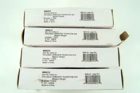 0002-01 Winco 1dozen Nac 16x 12-piece Windsor Teaspoon Set 18-0 Stainless Steel Silver