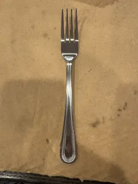 0005-05 Winco 1doz Nac 12-piece Dots Dinner Fork Set 18-0 Stainless Steel Silver