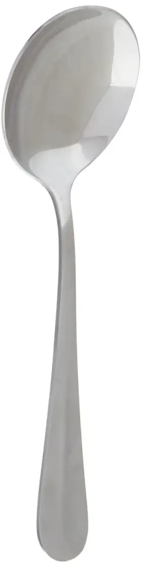 0015-04 Winco 12piece Lafayette Bouillon Spoon Set 180 Stainless Steel Silverware