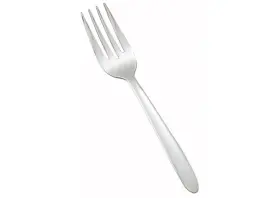 0019-06 Winco 12-piece Flute Salad Fork Set 18-0 Stainless Steel