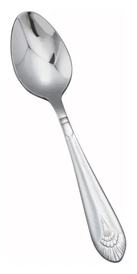 Teaspoons-1 Winco 0031-01 Peacock 18/10 Stainless Steel Dozen Pack