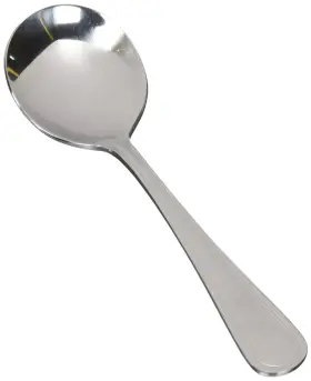 Winco 811642010186 12 Pack Round Soup/bouillon Spoons Stainless Steel Continental Collection