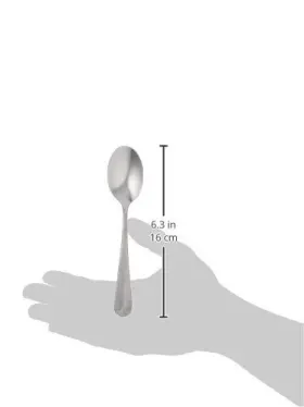 Winco 812944001353 12-piece Lafayette Teaspoon Set 18-0 Stainless Steel 1 Dozen Silver #2