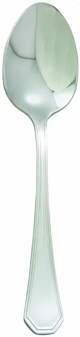 Winco 812944002275 12-piece Victoria European Table Spoon Set 18-8 Stainless Steel Silver
