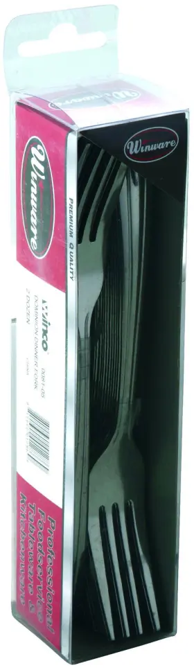 Winco 842169104829 24-piece Dominion Dinner Fork Set 18-0 Stainless Steel