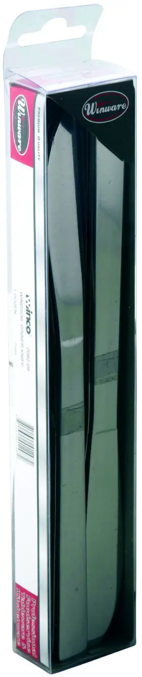 Winco 842169104935 12-piece Windsor Dinner Knife Set 18-0 Stainless Steel Silver