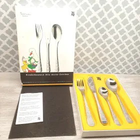 Wmf 000530207111 Kinderbesteck Childs 4-piece Stainless Steel Flatware Set Ducks