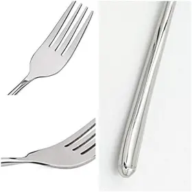Ximkee 744110270426 5pcs Long-handled Korean Stainless Steel Fork #3