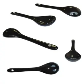 Xmomx 670724450827 2 Sets Of Porcelain Egg Spoons 5 Inch Ceramic Tea Dessert 10 Colors #3