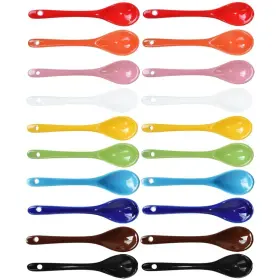 Xmomx 670724450827 2 Sets Of Porcelain Egg Spoons 5 Inch Ceramic Tea Dessert 10 Colors
