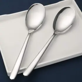 Yarebest 769891065887 4-piece Large Buffet Serving Spoon Stainless Steel 9.44 Inch #2