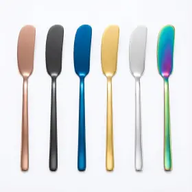 Yozuxan 724584506689 6-piece Butter Knife And Cheese Spreader Strong Heavy Food Safety