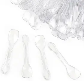 Yuntop 445016148156 100pcs Tasting Spoons Ice Cream Dessert Taster Plastic Mini Dispos