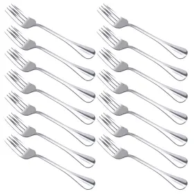 8541927263 Z Zicome 12 Pcs Stainless Steel Forks Extra Silverware Flatware Set