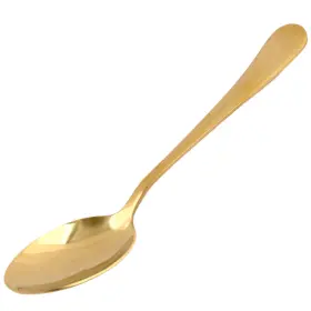 Zaplyte 604267529641 Restaurant Stainless Steel Rice Dessert Serving Spoon Scoop Gold Tone