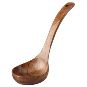 Zaplyte 609876541947 Wooden Spoons Natural Grain Soup Spoon Oil Sugar Dining 10.4 Inch Brown Zaplyte 609876541947 Wooden Spoons Natural Grain Soup Spoon Oil Sugar Dining 10.4 Inch Brown