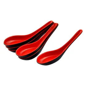 Zaplyte 709874179408 Kitchen Restaurant Tableware Plastic Soup Rice Spoon Flatware 6pcs