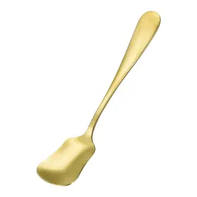 Zaplyte 766549132533 5 Inch Stainless Steel Ice Cream Spoon Small Dessert Fruit Gold