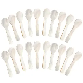 Fzudlxf610 Zudksuy Caviar Spoons 20pcs Mother Of Pearl Shell Spoon For De