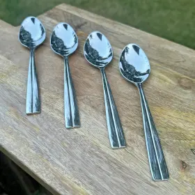 22729-342 Zwilling J A Henckel Constance 4 Soup Spoons 18/10 Steel Flatware
