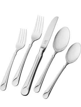 22748345 Zwilling J.a. Henckels Provence 45-piece 18/10 Stainless Steel Flatware Set Silver. C1