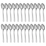Bewos Pieces Teaspoons, 6.2 Inches Stainless Steel Teaspoon, Silver. Fixed Price $17.99.