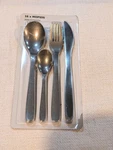 Ikea 16 Piece Mopsig Flatware Silverware Set New. Fixed Price $18.99.