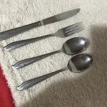 Mcm Koba 5 Stars Atomic Starburst Stainless Steel Flatware KBA1 Japan 4 Pieces. Fixed Price $10.00.
