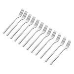 Crab Stainless Steel Forks,escargot 3 Prong Tasting 12 Pcs, Silver. Fixed Price $21.45.