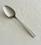 International Silver INS72 Solid Serving Spoon Glossy Wm Rogers. Fixed Price $7.15.
