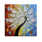 Yasheng - 24X24INCH Wall Art,hand Painted Oil Painting, Modern Abstract F.... Fixed Price $83.47.