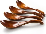 Aoosy Soup Spoons, Wooden 4 Pieces. Fixed Price $21.99.