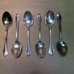 Oneida Silverplate Flatware Spoons - Set Of Six. Fixed Price $16.96.