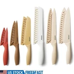 12 Pieces Kitchen Knife Set Nonstick Ceramic Coating Dishwasher 6 Blade Guards. Fixed Price $33.05.