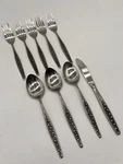 Mid-century Mixed Lot Of 9 Sears & Warner True Stainless SEW2. Fixed Price $24.00.