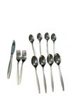 Oneida 18/10 Stainless Steel Dinner Forks Spoons Knife Lot Of 11. Fixed Price $12.99.