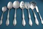 Oneida Chatelaine Serving (7PC Set) Tablespoon Pierced Fork Casserole Community. Fixed Price $38.88.