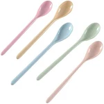 5PCS Melamine Long Handle Mixing 7.2 Inch Coffee Spoons Colorful Plastic. Fixed Price $13.29.
