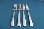 Zwilling J Henckels Bellasera Salad Forks (set Of 4) Glossy 18/10 New 7 1/8". Fixed Price $33.14.