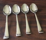 Zwilling Ja Henckels Angelico 4 Soup Spoons. Fixed Price $16.99.