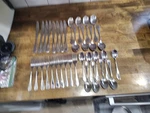 Lot Of 35 Artaste Rain 18/10 Stainless Steel Flatware Silverware Service For 8+. Fixed Price $50.00.