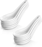 Soup Spoons, Ceramic Asian White Japanese Large For Ramen Pho. Fixed Price $26.81.