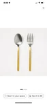 6 Sets Of Threshold Piece Two Tone Serving Stainless Steel 12PC. Fixed Price $49.00.